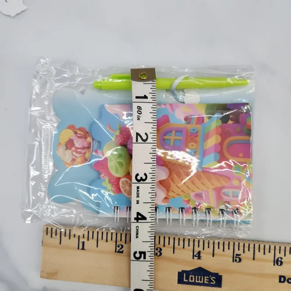 2 Spiral Pocket Notebook/Pen Ice Cream 4x5.5